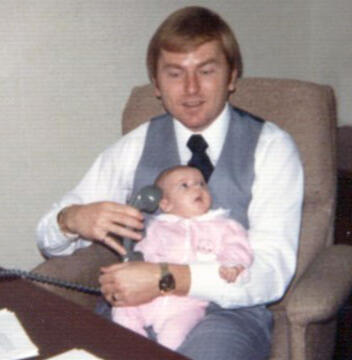 Dad & baby Stephanie
