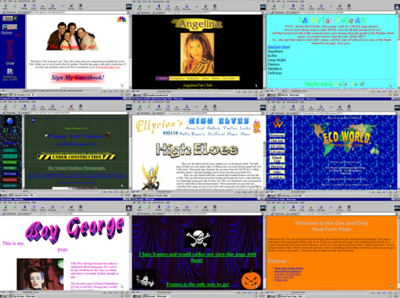 1990s websites (not mine)