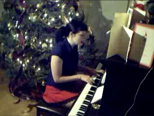 Streaming video Christmas concert ~2005
