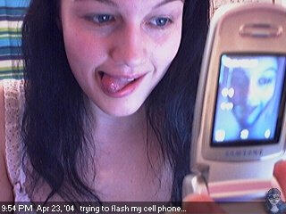 2004 cell phone webcam pic