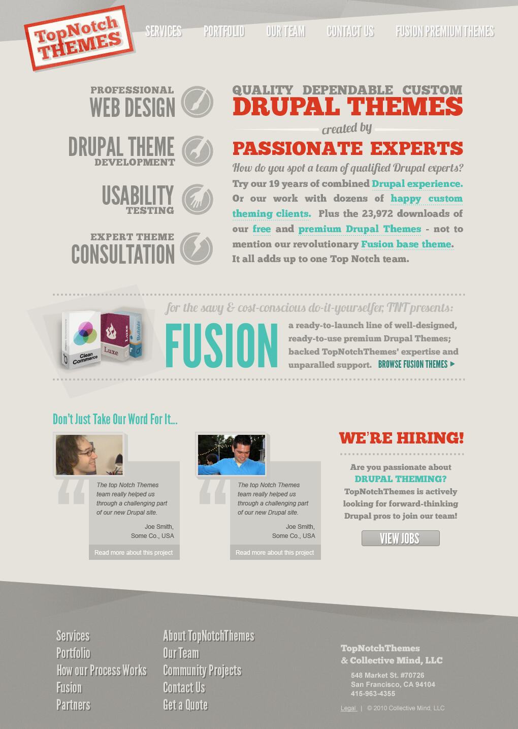 TopNotchThemes homepage TopNotchThemes homepage